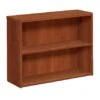 HON 10500 Series Bookcase | 2 Shelves | 36"W | Cognac Finish 2 HON 10500 Series Bookcase | 2 Shelves | 36"W | Cognac Finish -Hon Store HON 10500Series H105532.COGNCOGN 045 001