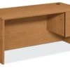 HON 10500 Series Right Pedestal Desk | 1 Box / 1 File Drawer | 66"W | Harvest Finish 1 HON 10500 Series Right Pedestal Desk | 1 Box / 1 File Drawer | 66"W | Harvest Finish -Hon Store HON 10500Series H10583R.CC 045 001