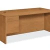 HON 10500 Series Left Pedestal Desk | 1 Box / 1 File Drawer | 72"W | Harvest Finish 1 HON 10500 Series Left Pedestal Desk | 1 Box / 1 File Drawer | 72"W | Harvest Finish -Hon Store HON 10500Series H10586L.CC 045 001
