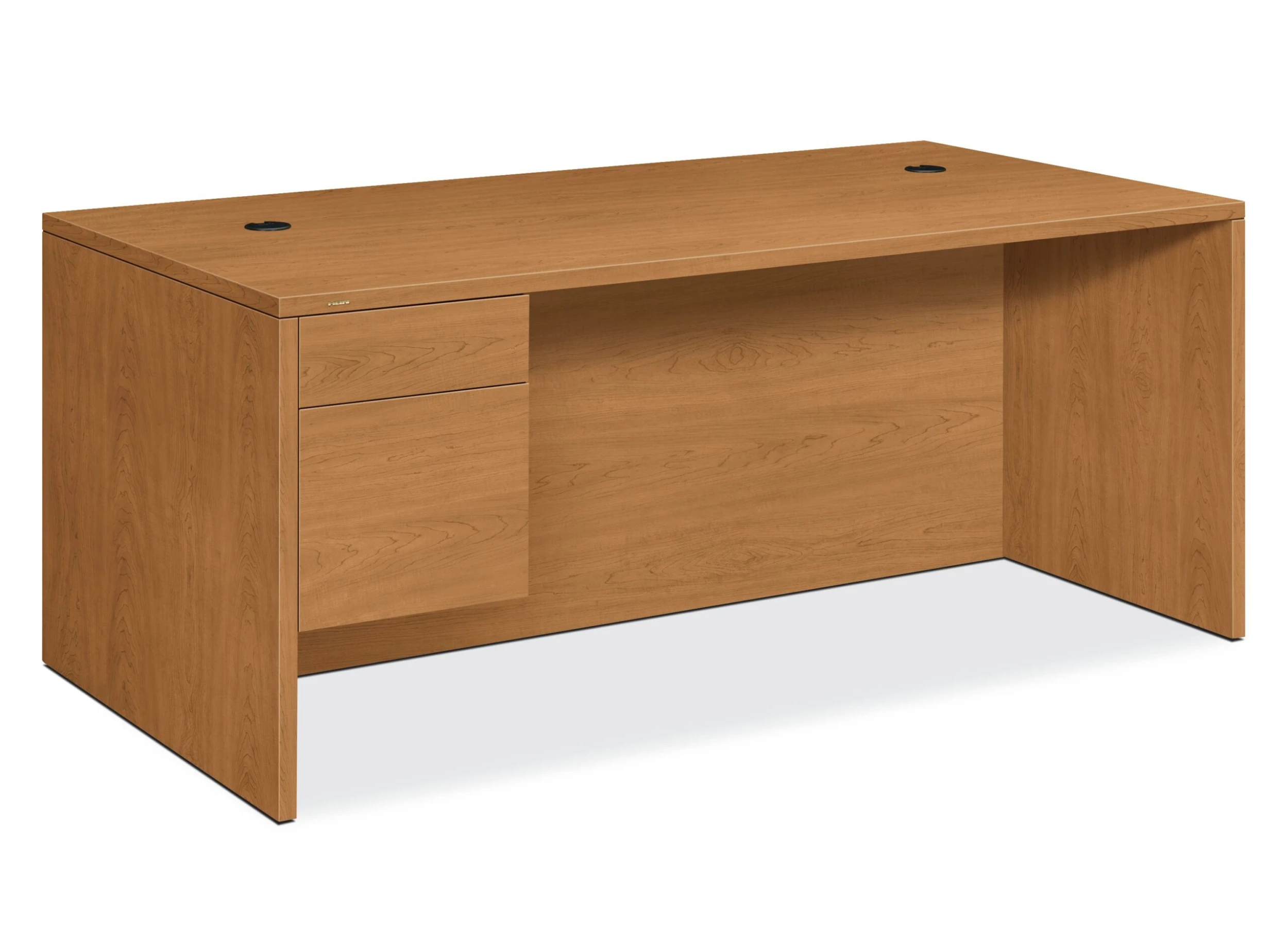 HON 10500 Series Left Pedestal Desk | 1 Box / 1 File Drawer | 72"W | Harvest Finish 3 HON 10500 Series Left Pedestal Desk | 1 Box / 1 File Drawer | 72"W | Harvest Finish