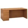 HON 10500 Series Left Pedestal Desk | 2 Box / 1 File Drawer | 72"W | Harvest Finish 1 HON 10500 Series Left Pedestal Desk | 2 Box / 1 File Drawer | 72"W | Harvest Finish -Hon Store HON 10500Series H105896L.CC 045 001