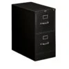 HON 310 Series Vertical File | 2 Drawers | Letter Width | 15"W X 26-1/2"D | Black Finish 1 HON 310 Series Vertical File | 2 Drawers | Letter Width | 15"W X 26-1/2"D | Black Finish -Hon Store HON 310Series H312.P.P 045 001