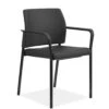 HON Accommodate Guest Chair | Fixed Arms | Black Fabric | Textured Black Frame 1 HON Accommodate Guest Chair | Fixed Arms | Black Fabric | Textured Black Frame -Hon Store HON Accommodate HSGS6.F.E.CU10.BLCK 045 001