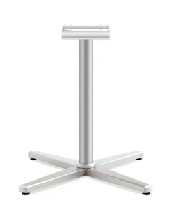 HON Arrange X-Base | Seated Height | For 42-48" Top | Textured Silver Finish