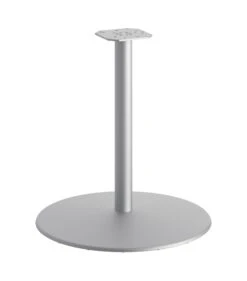 HON Between Round Table Base | For 30" Tops | Textured Silver Finish