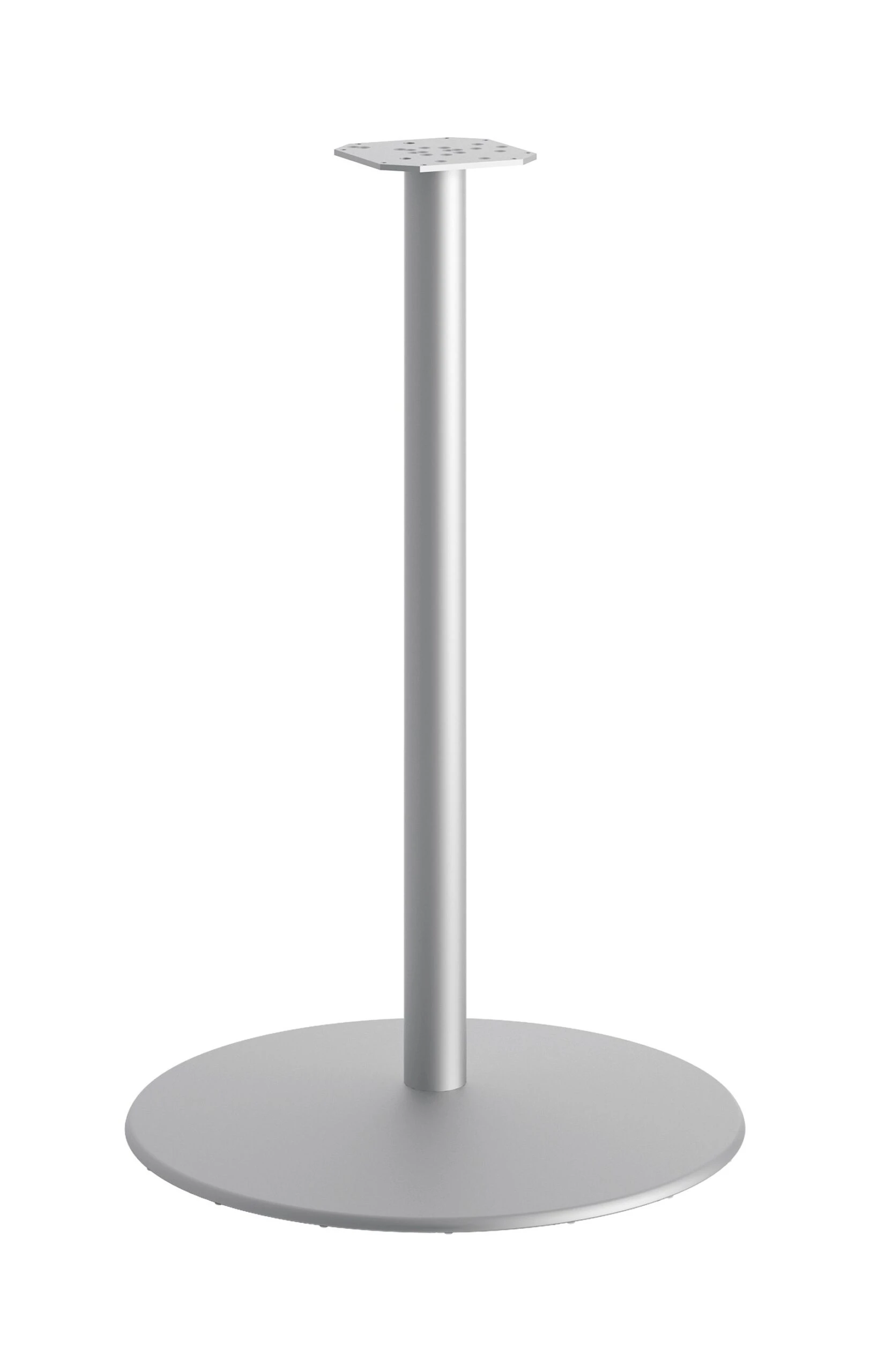 HON Between Round Table Base | For 42" Tops | Textured Silver Finish 3 HON Between Round Table Base | For 42" Tops | Textured Silver Finish