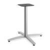 HON Between X-Base | Seated Height | For 42" Tops | Textured Silver Finish 1 HON Between X-Base | Seated Height | For 42" Tops | Textured Silver Finish -Hon Store HON Between HBTTX30L.PR8 045 001