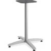 HON Between X-Base | Seated Height | For 30" And 36" Tops | Textured Silver Finish 1 HON Between X-Base | Seated Height | For 30" And 36" Tops | Textured Silver Finish -Hon Store HON Between HBTTX30S.PR8 045 001