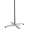 HON Between X-Base | Standing Height | For 42" Tops | Textured Silver Finish 2 HON Between X-Base | Standing Height | For 42" Tops | Textured Silver Finish -Hon Store HON Between HBTTX42L.PR8 045 001
