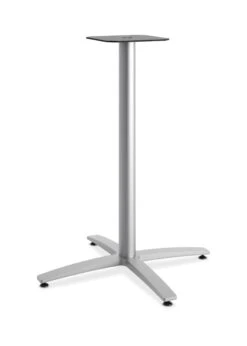 HON Between X-Base | Standing Height | For 42" Tops | Textured Silver Finish