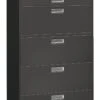 HON Brigade 600 Series Lateral File | 5 Drawers | Aluminum Pull | 36"W | Charcoal Finish 1 HON Brigade 600 Series Lateral File | 5 Drawers | Aluminum Pull | 36"W | Charcoal Finish -Hon Store HON Brigade600Series H685.L.S 045 001