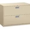 HON Brigade 600 Series Lateral File | 2 Drawers | Aluminum Pull | 42"W | Putty Finish 2 HON Brigade 600 Series Lateral File | 2 Drawers | Aluminum Pull | 42"W | Putty Finish -Hon Store HON Brigade600Series H692.L.L 045 001