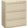 HON Brigade 700 Series Lateral File | 3 Drawers | Integral Pull | 36"W | Putty Finish 1 HON Brigade 700 Series Lateral File | 3 Drawers | Integral Pull | 36"W | Putty Finish -Hon Store HON Brigade700Series H783.L.L 045 001