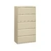 HON Brigade 800 Series Lateral File | 5 Drawers | Radius Pull | 36"W | Putty Finish 1 HON Brigade 800 Series Lateral File | 5 Drawers | Radius Pull | 36"W | Putty Finish -Hon Store HON Brigade800Series H885.L.L 045 001