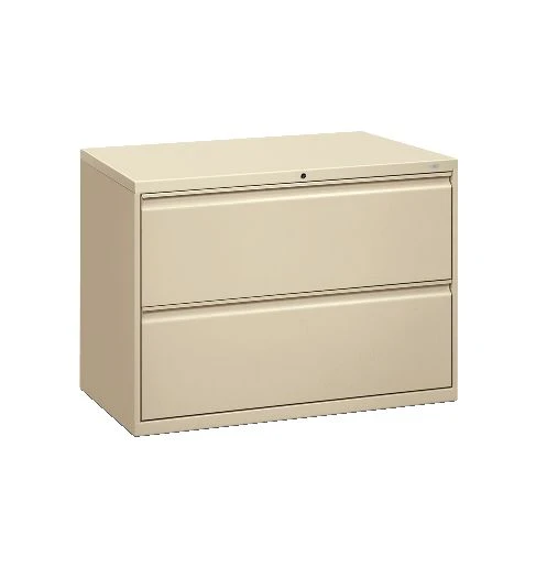 HON Brigade 800 Series Lateral File | 2 Drawers | Radius Pull | 42"W | Putty Finish 3 HON Brigade 800 Series Lateral File | 2 Drawers | Radius Pull | 42"W | Putty Finish