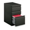 HON Brigade Mobile Pedestal | 2 Box / 1 File Drawer | Radius Pull | 15"W | Charcoal Finish 2 HON Brigade Mobile Pedestal | 2 Box / 1 File Drawer | Radius Pull | 15"W | Charcoal Finish -Hon Store HON BrigadePedestals H33723R.L.S 045 001
