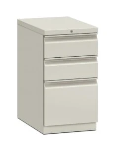 Brigade Standard Height Freestanding Support Pedestal, Light Gray