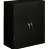 HON Brigade Storage Cabinet | 2 Adjustable Shelves | 36"W | Black Finish 2 HON Brigade Storage Cabinet | 2 Adjustable Shelves | 36"W | Black Finish -Hon Store HON BrigadeStorageCabinets HSC1842.L.P 045 001