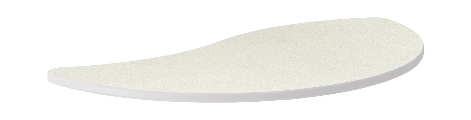 HON Build Table | Wisp Shape | 54"W X 30"D | Silver Mesh Laminate | Platinum T-Mold 3 HON Build Table | Wisp Shape | 54"W X 30"D | Silver Mesh Laminate | Platinum T-Mold