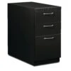 HON Flagship Mobile Pedestal | 2 Box / 1 File Drawer | Arch Pull | 15"W | Black Finish 1 HON Flagship Mobile Pedestal | 2 Box / 1 File Drawer | Arch Pull | 15"W | Black Finish -Hon Store HON Flagship H18730A.L.P 045 001