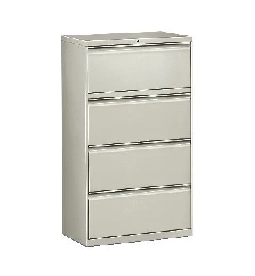 HON Flagship Lateral File | 4 Drawers | 30"W | Light Gray Finish 3 HON Flagship Lateral File | 4 Drawers | 30"W | Light Gray Finish