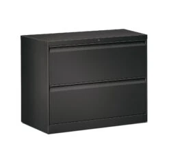 HON Flagship Lateral File | 2 Drawers | 36"W | Charcoal Finish
