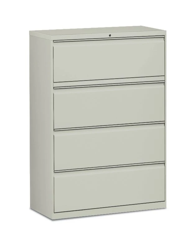 HON Flagship Lateral File | 4 Drawers | 36"W | Light Gray Finish 3 HON Flagship Lateral File | 4 Drawers | 36"W | Light Gray Finish