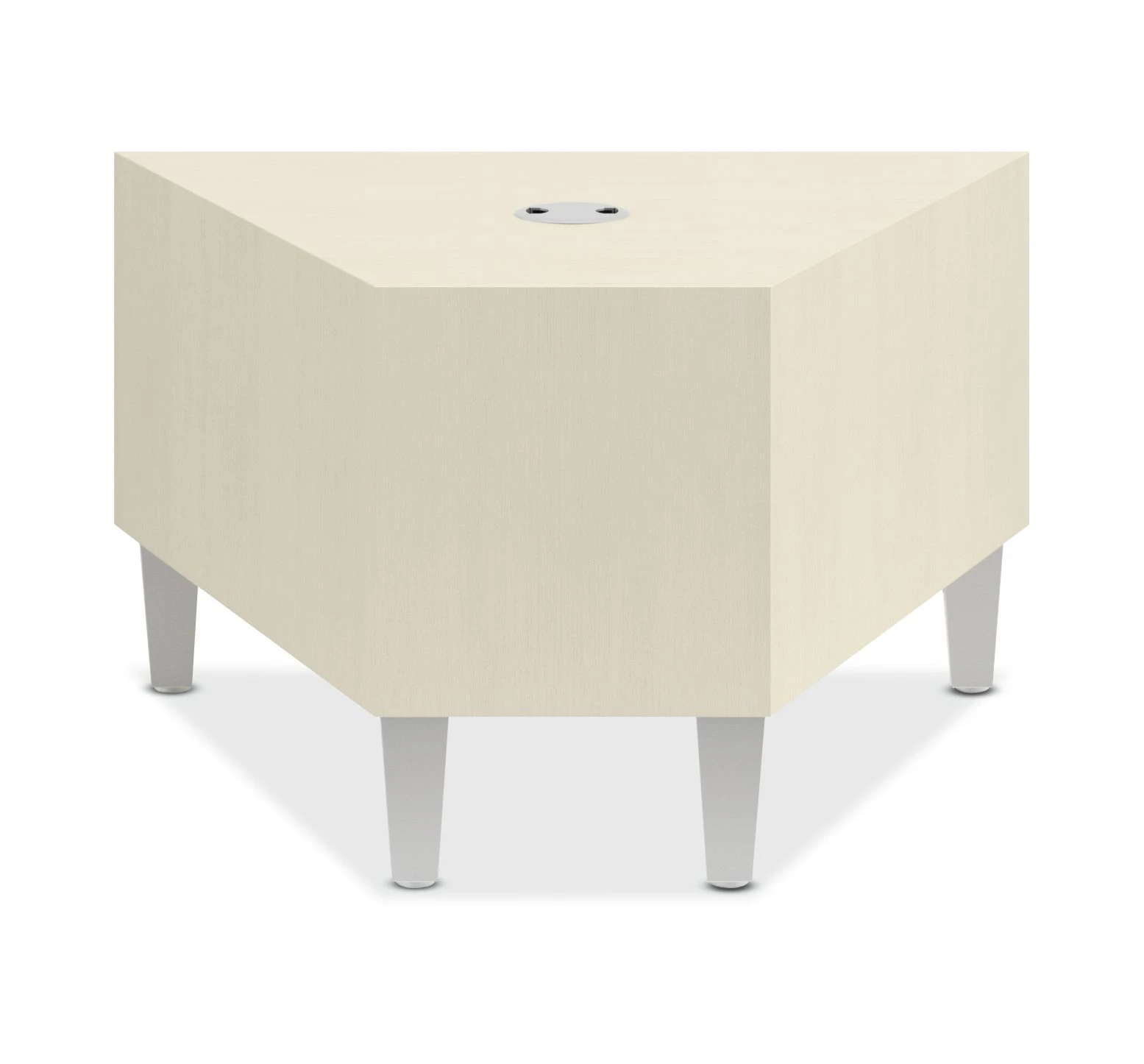 HON Flock Laminate Wedge Table | Phantom Ecru 3 HON Flock Laminate Wedge Table | Phantom Ecru