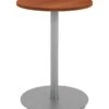 HON Flock 18 Inch Personal Table Laminate | Cognac Top | Textured Silver Base 1 HON Flock 18 Inch Personal Table Laminate | Cognac Top | Textured Silver Base -Hon Store HON Flock HFTPTL18.GCOGN .COGN .P6N 045 001