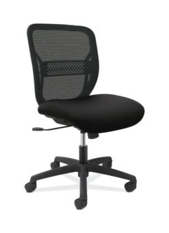 HON Gateway Task Chair | Mid-Back | Swivel-Tilt | Black Fabric And Mesh