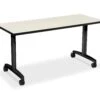 HON Huddle Table | Fixed Base | Silver Mesh Laminate | 60"W 1 HON Huddle Table | Fixed Base | Silver Mesh Laminate | 60"W -Hon Store HON HuddleTables HHUD2460FXB9 045 001