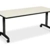 HON Huddle Table | Fixed Base | Silver Mesh Laminate | 72"W 2 HON Huddle Table | Fixed Base | Silver Mesh Laminate | 72"W -Hon Store HON HuddleTables HHUD3072FXB9 045 001