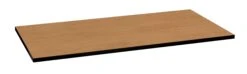 HON Huddle Table Top | Rectangle | Flat Edge | 60"W X 30"D | Harvest Finish