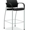 HON Ignition Cafe-Height Stool | Fixed Arms | Black Fabric 1 HON Ignition Cafe-Height Stool | Fixed Arms | Black Fabric -Hon Store HON Ignition HICS7.F.E.U.SS11.PLAT 045 001