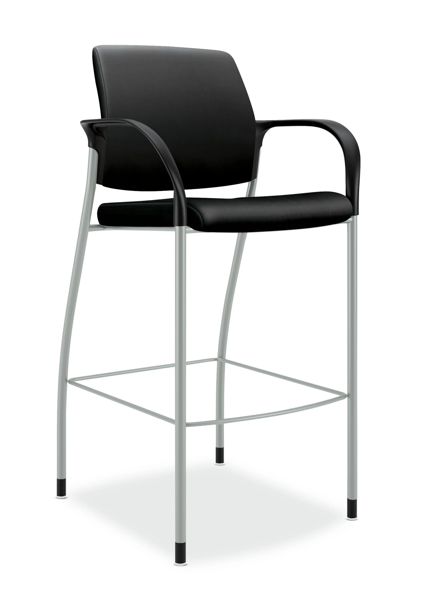 HON Ignition Cafe-Height Stool | Fixed Arms | Black Fabric 3 HON Ignition Cafe-Height Stool | Fixed Arms | Black Fabric