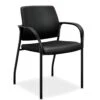 HON Ignition Multi-Purpose Stacking Chair | Fixed Arms | Black Leather 1 HON Ignition Multi-Purpose Stacking Chair | Fixed Arms | Black Leather -Hon Store HON Ignition HIGS6.F.E.U.SS11.T 045 001