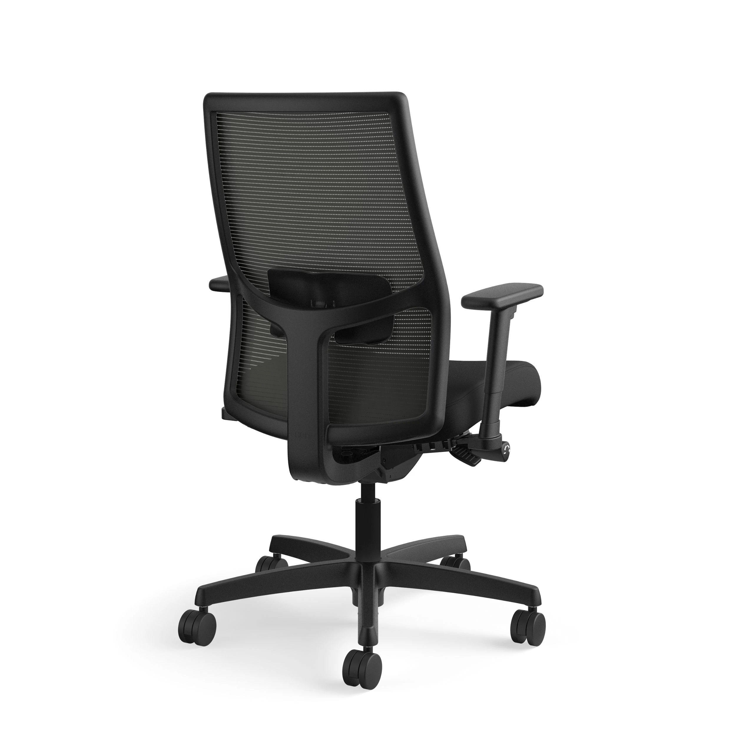 HON Ignition 2.0 Mid-Back Task Chair | Charcoal 4-way Stretch Mesh Back | Easy Assembly | Black Fabric | Black Frame 8 HON Ignition 2.0 Mid-Back Task Chair | Charcoal 4-way Stretch Mesh Back | Easy Assembly | Black Fabric | Black Frame - Image 6