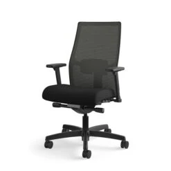 HON Ignition 2.0 Mid-Back Task Chair | Charcoal 4-way Stretch Mesh Back | Easy Assembly | Black Fabric | Black Frame 25 HON Ignition 2.0 Mid-Back Task Chair | Charcoal 4-way Stretch Mesh Back | Easy Assembly | Black Fabric | Black Frame -Hon Store HON Ignition HIWMMKD.Y2.A.H.IC .CU10.AL .SB .T 0330 001