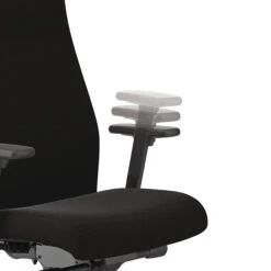 HON Ignition Mid-Back Task Chair | Easy Assembly | Advanced Synchro-Tilt Control | Hard Casters | Height- And Width-Adjustable Arms | Black Frame | Black Fabric 9 HON Ignition Mid-Back Task Chair | Easy Assembly | Advanced Synchro-Tilt Control | Hard Casters | Height- And Width-Adjustable Arms | Black Frame | Black Fabric -Hon Store HON Ignition HIWMUKD.Y2.A.H.CU10.NL .SB .T 600 002