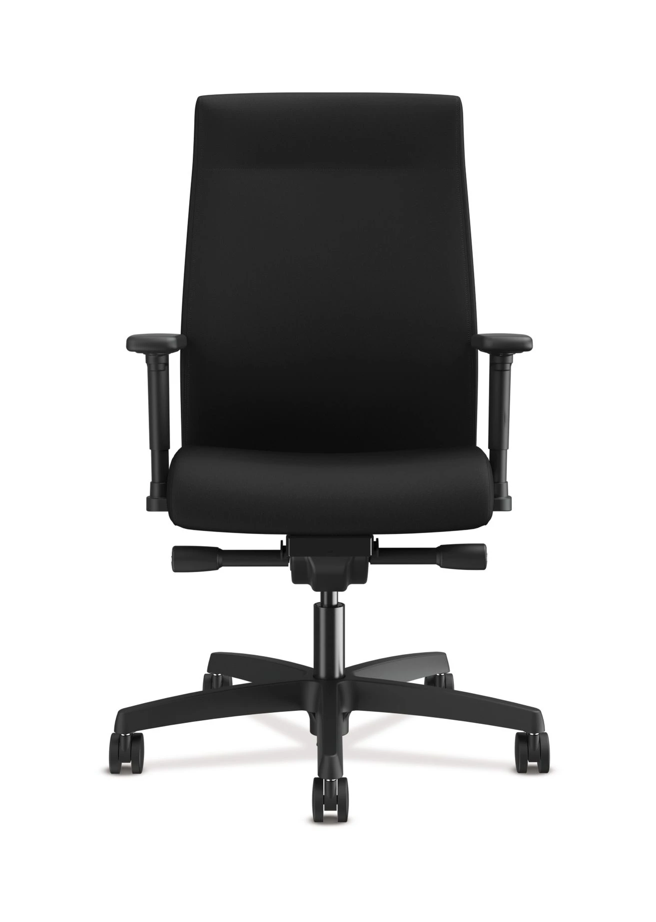 HON Ignition 2.0 Mid-Back Upholstered Task | Advanced Synchro-Tilt | Adjustable Arms | Black Fabric | Adjustable Lumbar 7 HON Ignition 2.0 Mid-Back Upholstered Task | Advanced Synchro-Tilt | Adjustable Arms | Black Fabric | Adjustable Lumbar - Image 5