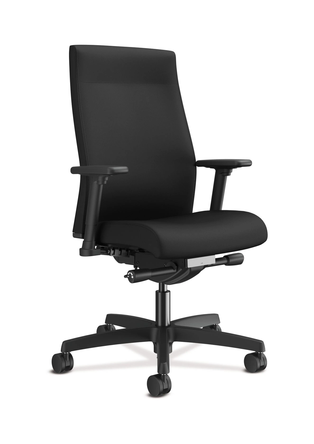 HON Ignition 2.0 Mid-Back Upholstered Task | Advanced Synchro-Tilt | Adjustable Arms | Black Fabric | Adjustable Lumbar 3 HON Ignition 2.0 Mid-Back Upholstered Task | Advanced Synchro-Tilt | Adjustable Arms | Black Fabric | Adjustable Lumbar