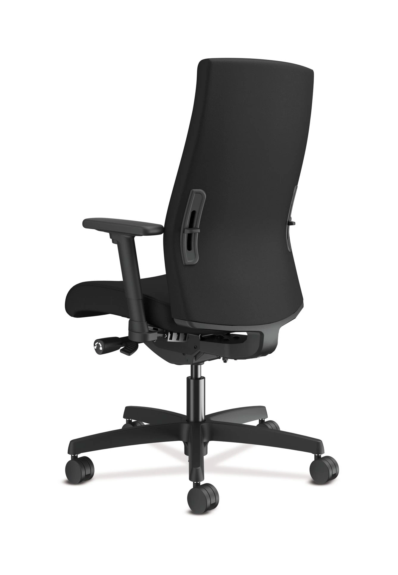 HON Ignition 2.0 Mid-Back Upholstered Task | Advanced Synchro-Tilt | Adjustable Arms | Black Fabric | Adjustable Lumbar 8 HON Ignition 2.0 Mid-Back Upholstered Task | Advanced Synchro-Tilt | Adjustable Arms | Black Fabric | Adjustable Lumbar - Image 6