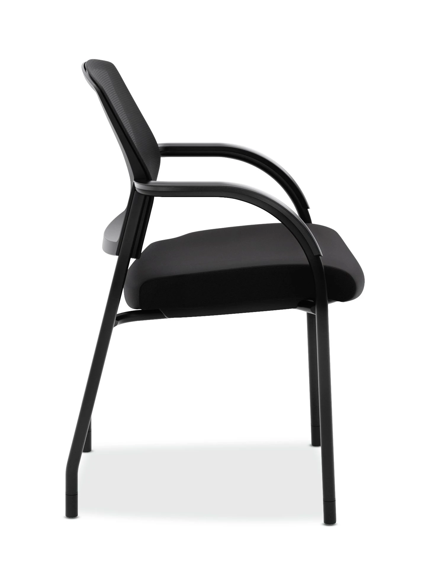 HON Lota Multi-Purpose Side Chair | Fixed Loop Arms | Black 6 HON Lota Multi-Purpose Side Chair | Fixed Loop Arms | Black - Image 4