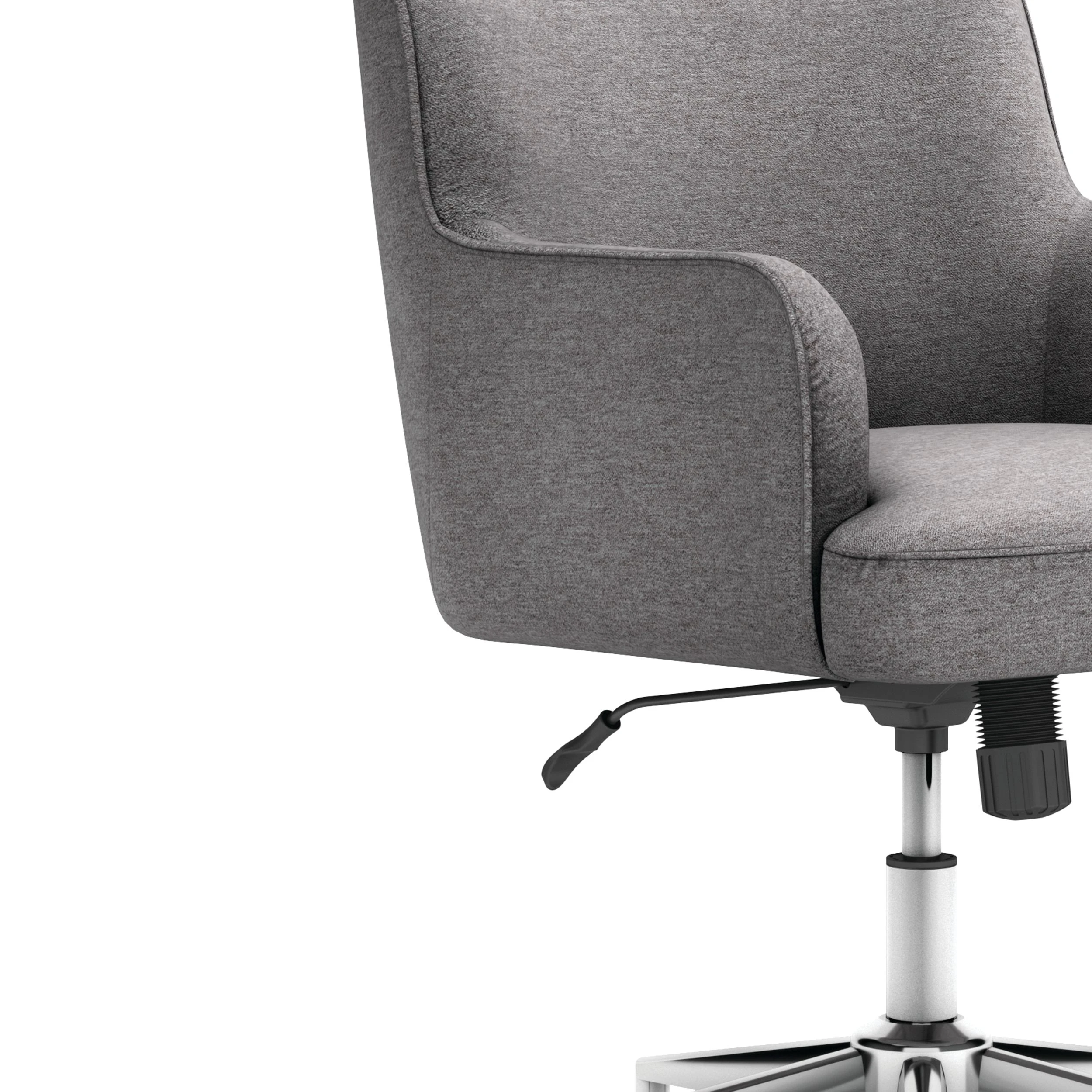 HON Matter Multipurpose Chair | Synchro-Tilt Control | Chrome Five-Star Base | Light Gray Fabric 4 HON Matter Multipurpose Chair | Synchro-Tilt Control | Chrome Five-Star Base | Light Gray Fabric - Image 2