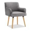 HON Matter Multipurpose Chair | 4-Leg Base | Natural Wood Legs | Light Gray Fabric 2 HON Matter Multipurpose Chair | 4-Leg Base | Natural Wood Legs | Light Gray Fabric -Hon Store HON Matter HVL238.GRY01 045 001