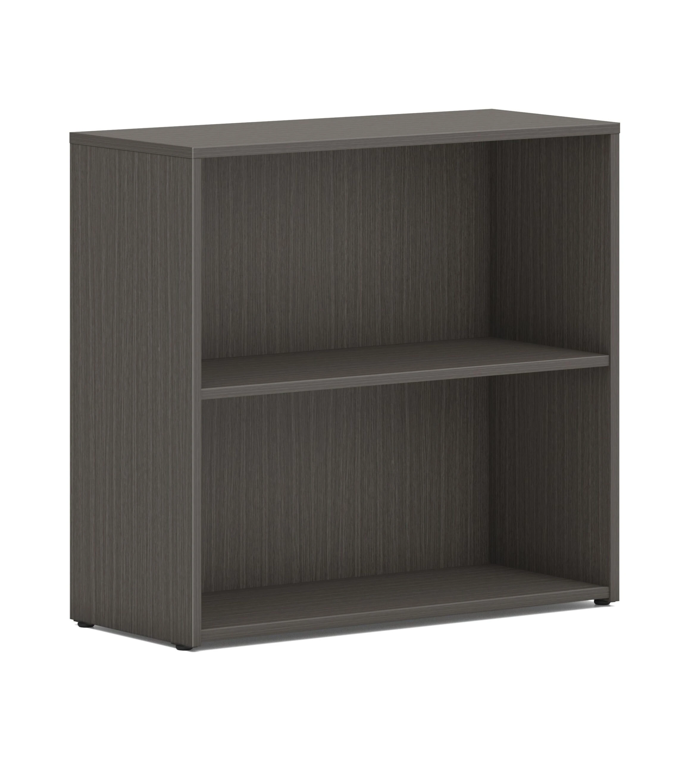 HON Mod Bookcase | 2 Shelves | 30"W X 13"D X 29"H | Slate Teak Finish 3 HON Mod Bookcase | 2 Shelves | 30"W X 13"D X 29"H | Slate Teak Finish
