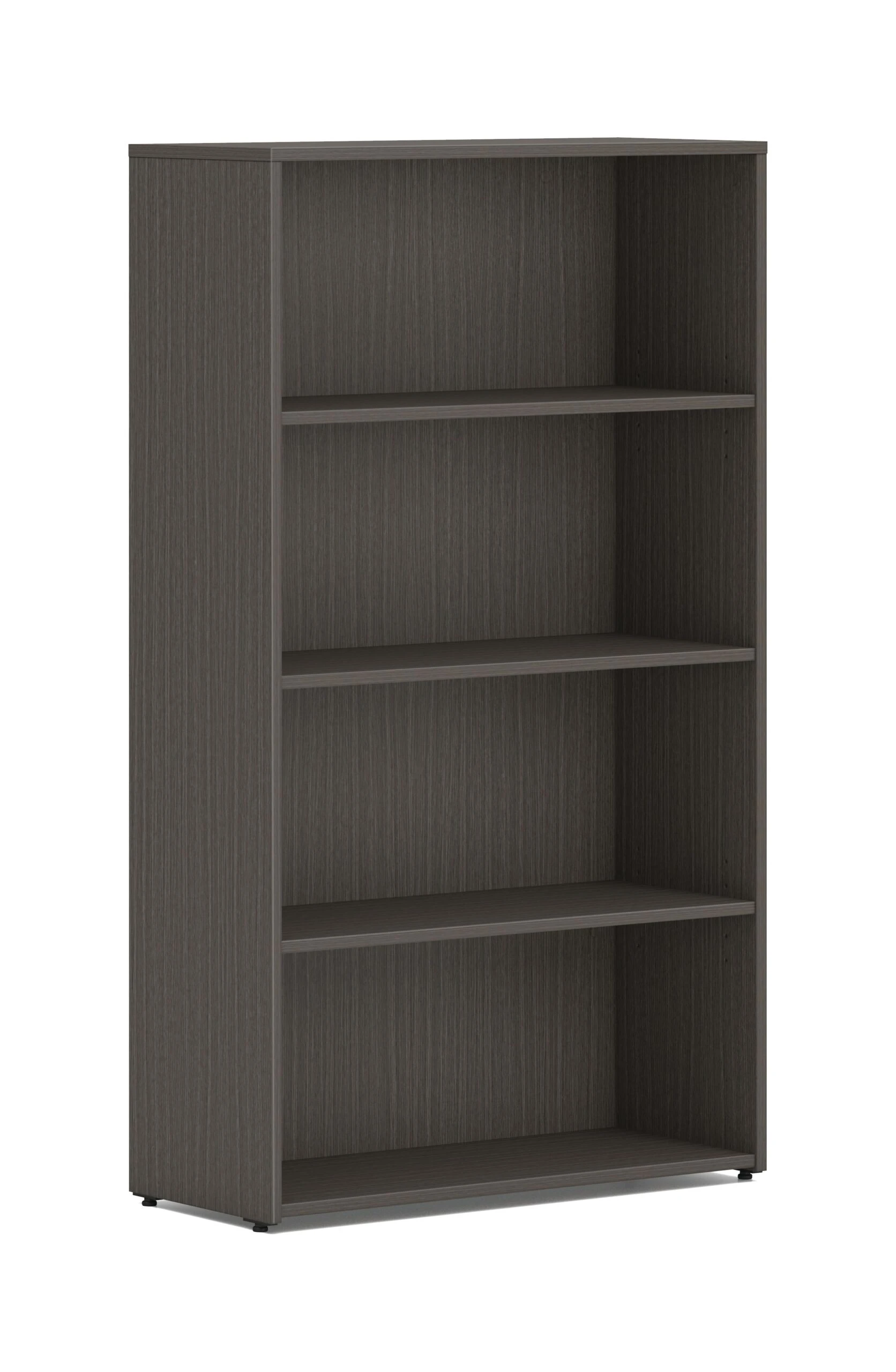 HON Mod Bookcase | 4 Shelves | 30"W | Slate Teak Finish 3 HON Mod Bookcase | 4 Shelves | 30"W | Slate Teak Finish