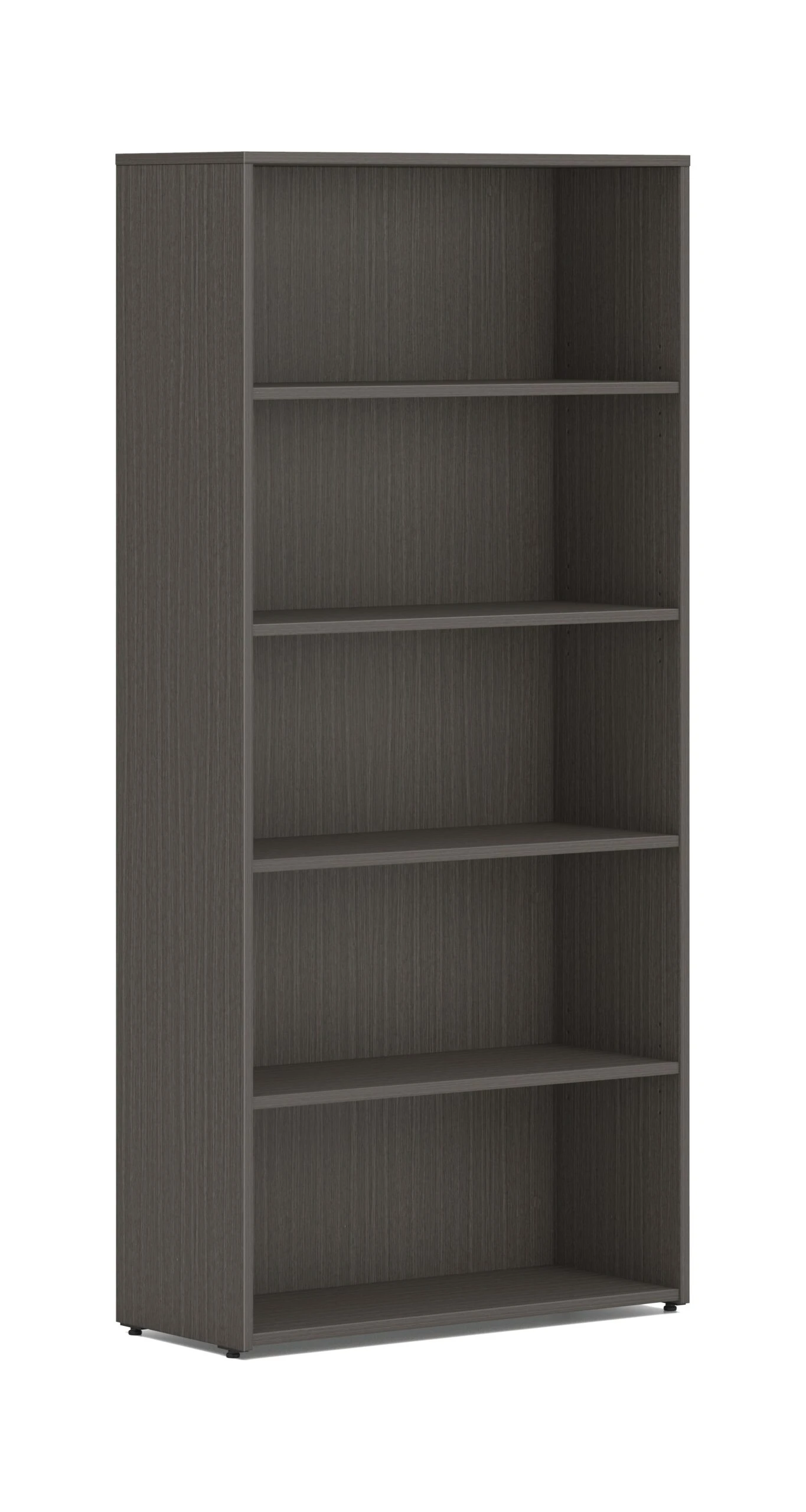 HON Mod Bookcase | 5 Shelves | 30"W | Slate Teak Finish 3 HON Mod Bookcase | 5 Shelves | 30"W | Slate Teak Finish