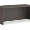 HON Mod Desk | Bow Front | 72"W | Slate Teak Finish 2 HON Mod Desk | Bow Front | 72"W | Slate Teak Finish -Hon Store HON Mod HLPLDS7236B.LSL1 045 001