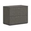 HON Mod Lateral File | 2 Drawers | Removable Top | 36"W | Slate Teak Finish 2 HON Mod Lateral File | 2 Drawers | Removable Top | 36"W | Slate Teak Finish -Hon Store HON Mod HLPLLF3620L2.LSL1 045 001